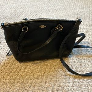 Black coach purse